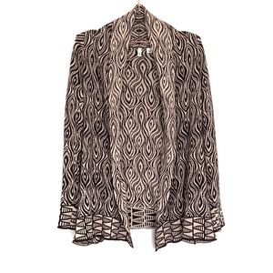 Anthropologie Moth The Eyes Have It Open Cardigan